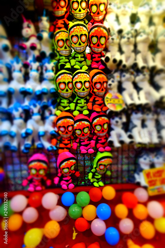 Wallpaper Mural Toys and balls in an arcade booth at the fair Torontodigital.ca