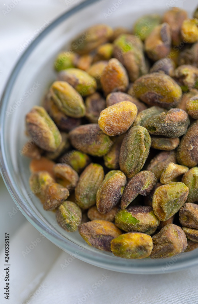Pistachio in half bowl Pistachio in half bowl