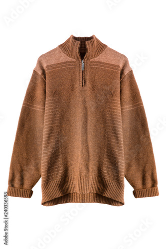 Brown pullover isolated © Tarzhanova