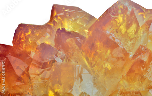 bright orange citrine closeup crystals photo