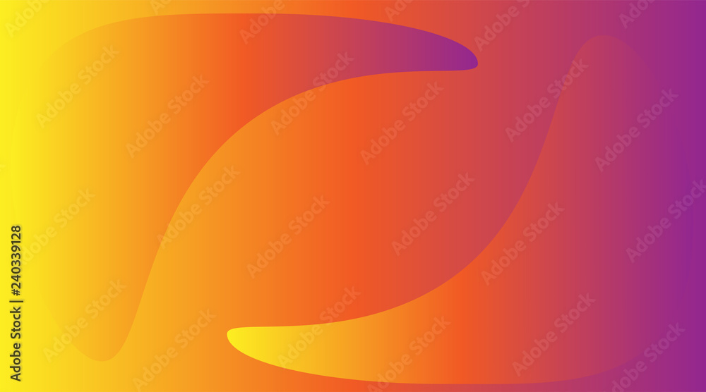 Abstract background with convex figures with a beautiful gradient from yellow to pink Abstract background with convex figures with a beautiful gradient from yellow to pink