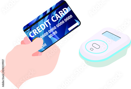 Payment of electronic money by Simple Credit card 