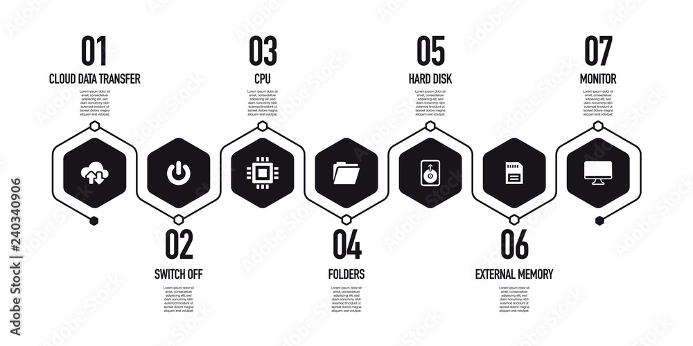 COMPUTER TECHNOLOGY INFOGRAPHIC CONCEPT COMPUTER TECHNOLOGY INFOGRAPHIC CONCEPT
