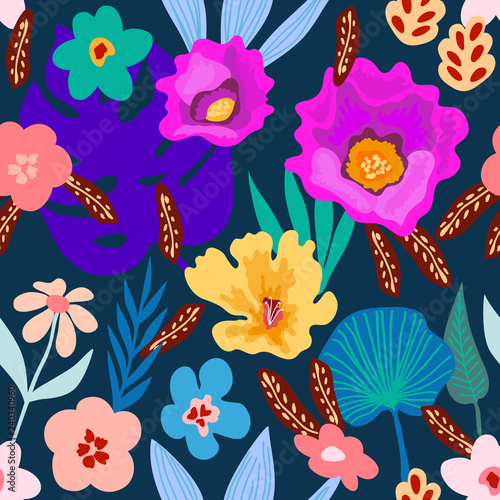 Summer tropical print.