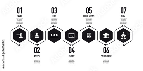 LAW INFOGRAPHIC CONCEPT