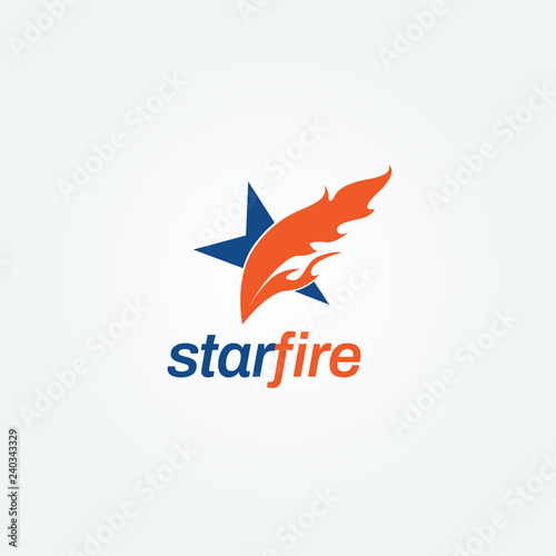 Free Download Creative Fire Star Logo Sign Symbol Icon - GFXLoad