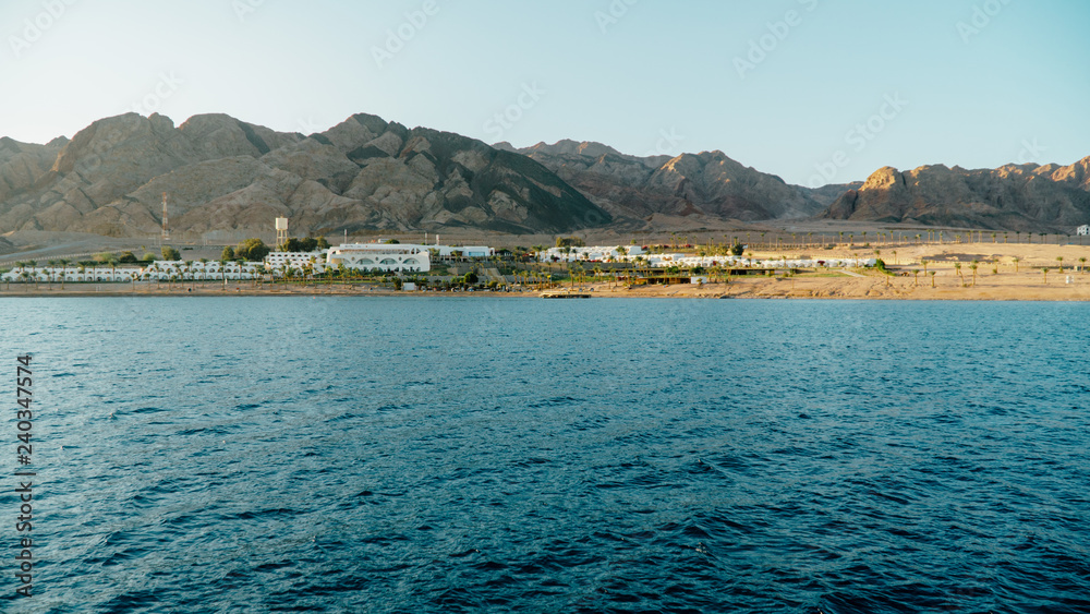 Egypt red sea Dahab in Sunny weather.