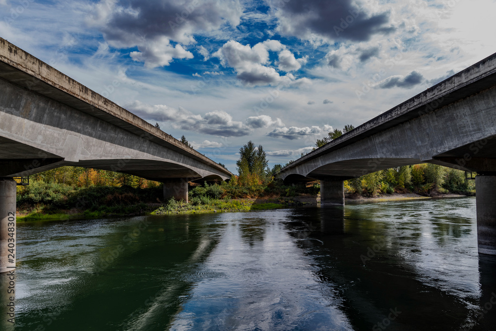 Bridges Across The Santiam River Bridges Across The Santiam River