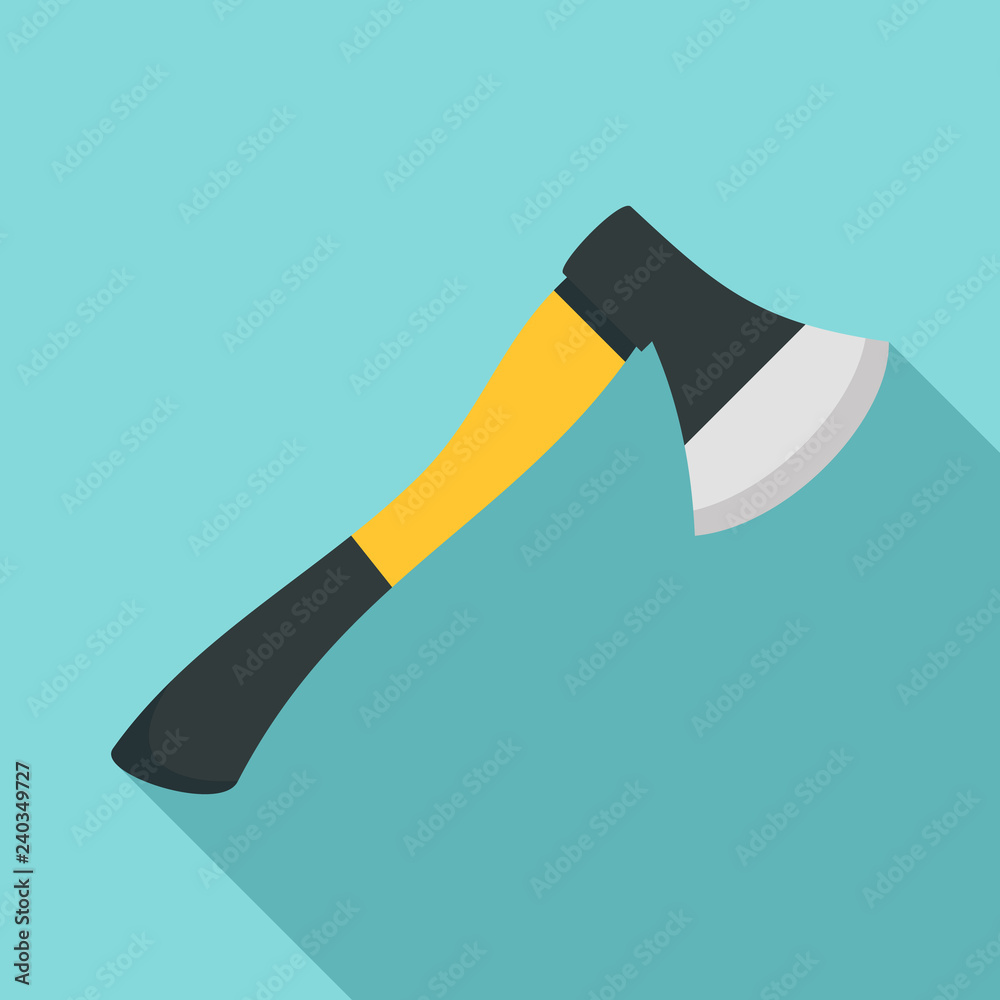 Axe tool icon. Flat illustration of axe tool vector icon for web design Axe tool icon. Flat illustration of axe tool vector icon for web design