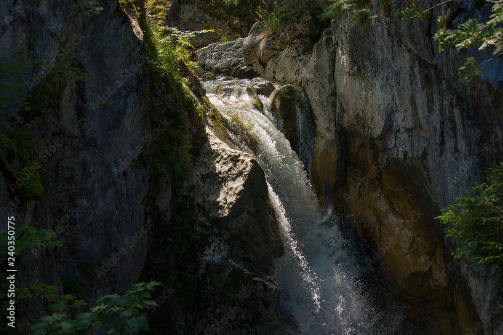 Naklejka premium Tatzelwurm wasserfall