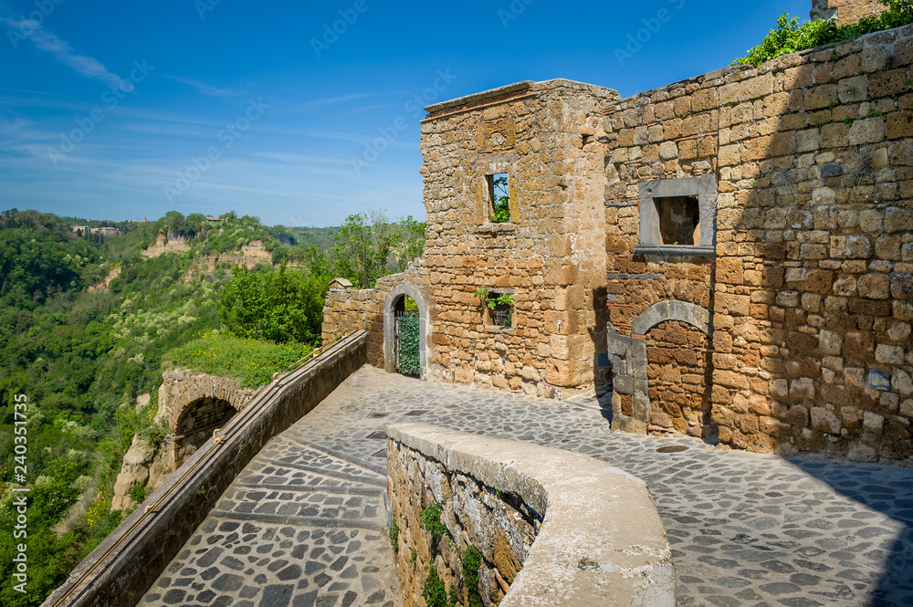 Ancient castle of Civita di Bagnoregio.