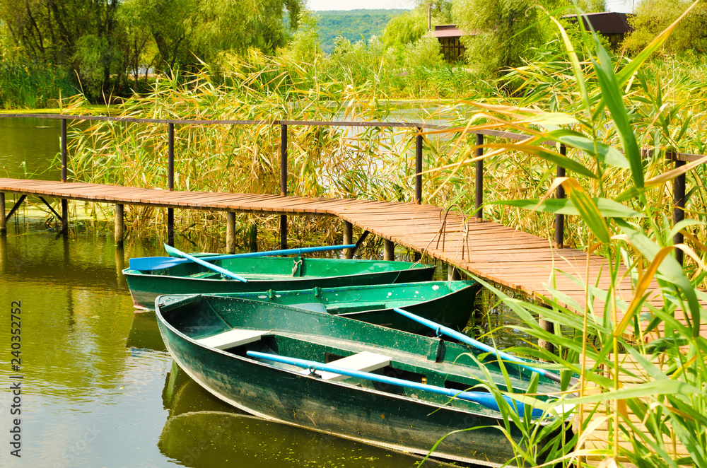 Obraz premium wooden boats