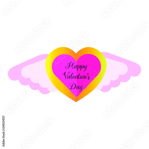 beautiful hearts art illustration