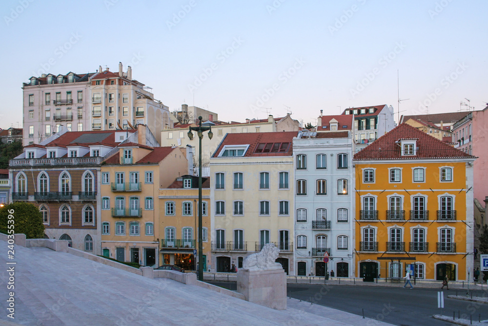 Typical portuguese houses in Lisbon