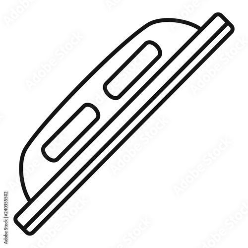 Grout construction tool icon. Outline grout construction tool vector icon for web design isolated on white background