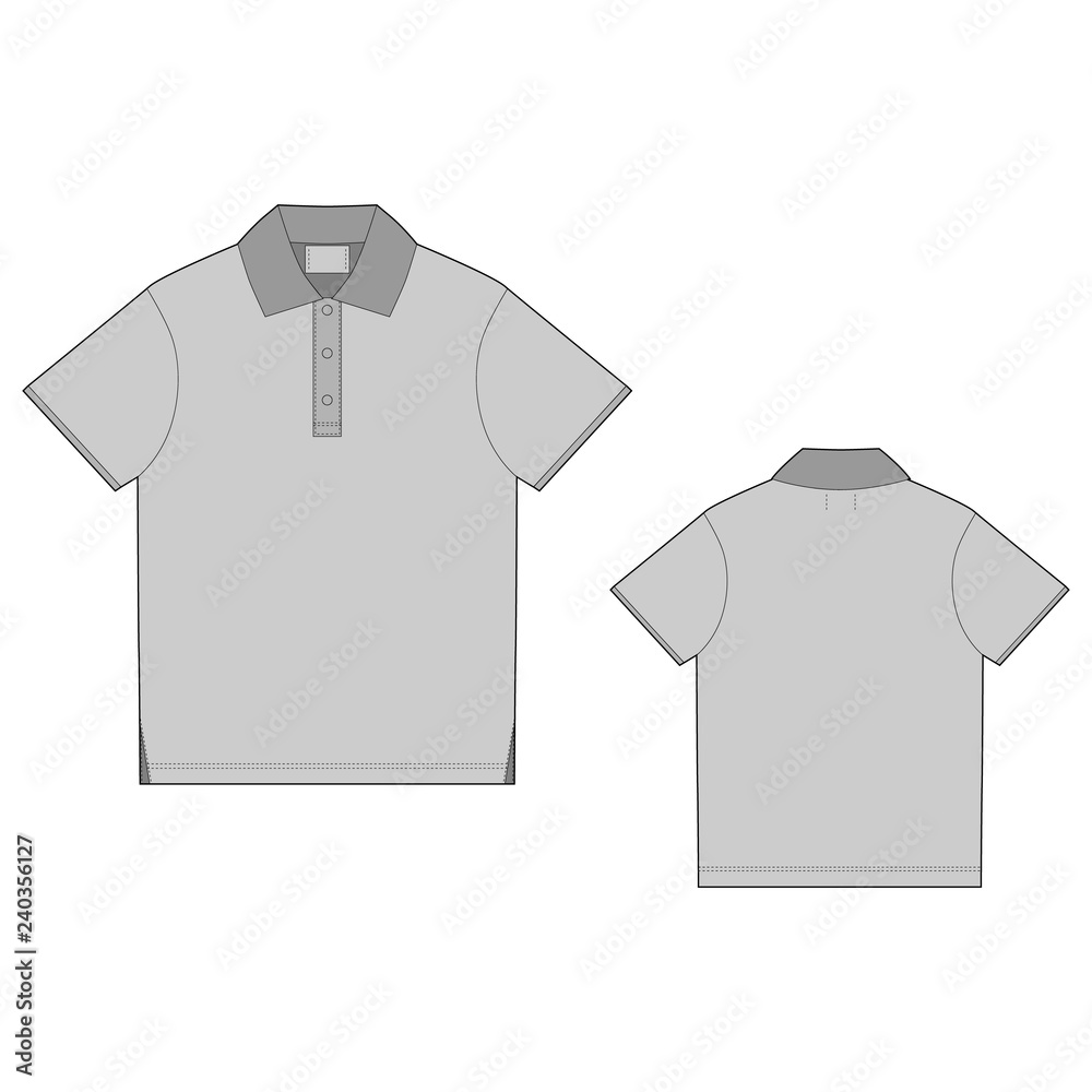 Fashion Technical Sketch Boy Years Polo Shirt Vector Graphic Stock Vector  by ©vlad-bitte.mail.com 318061670