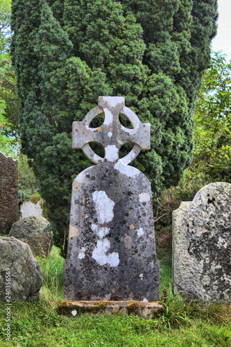 Tombstones in Glendalough, Ireland
