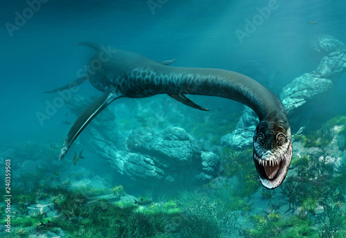 Styxosaurus 3D illustration photo