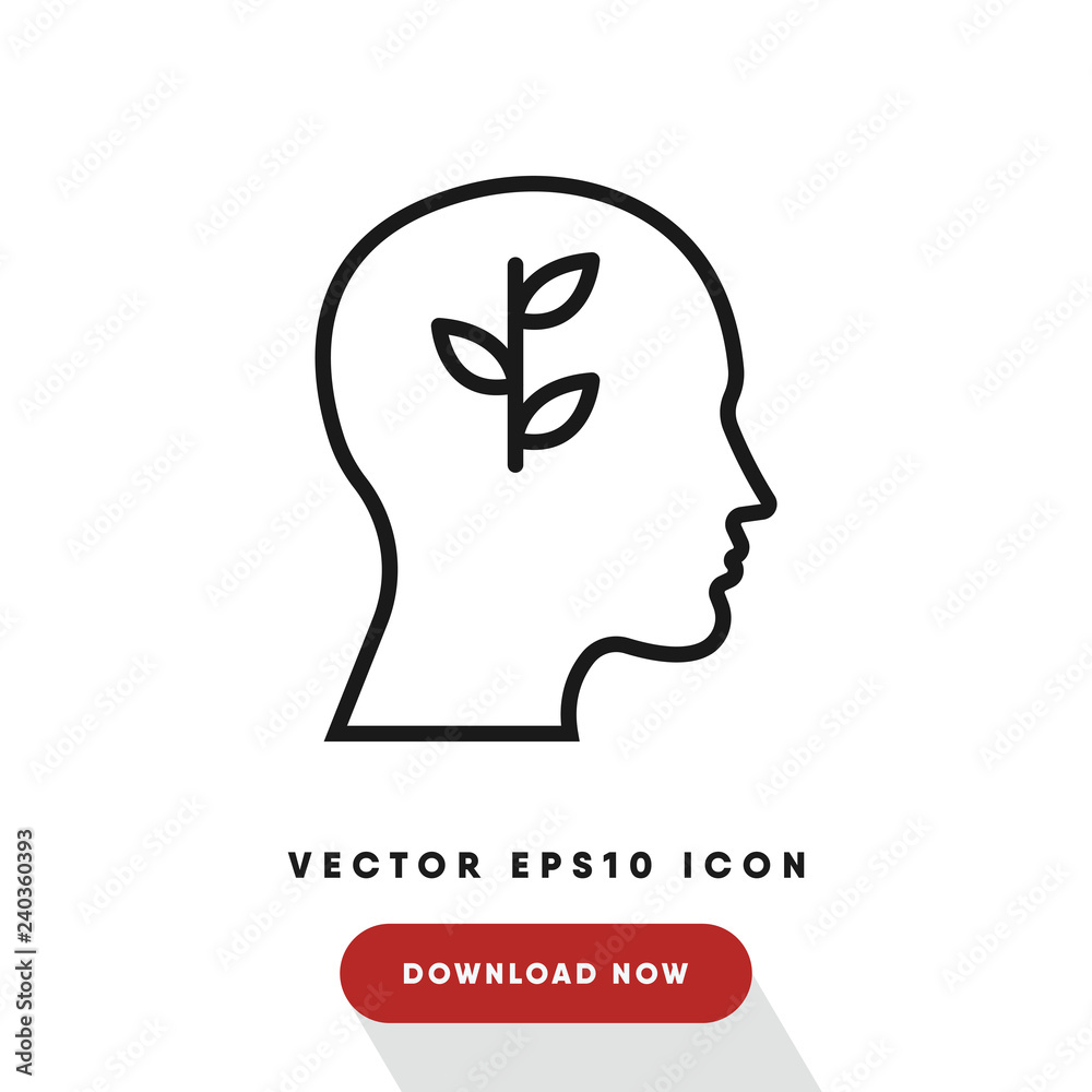 Psychology vector icon