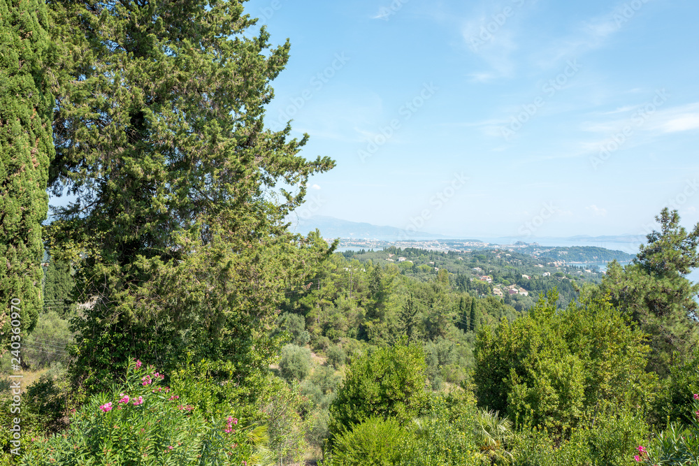 Panorama landscape at Gastouri.