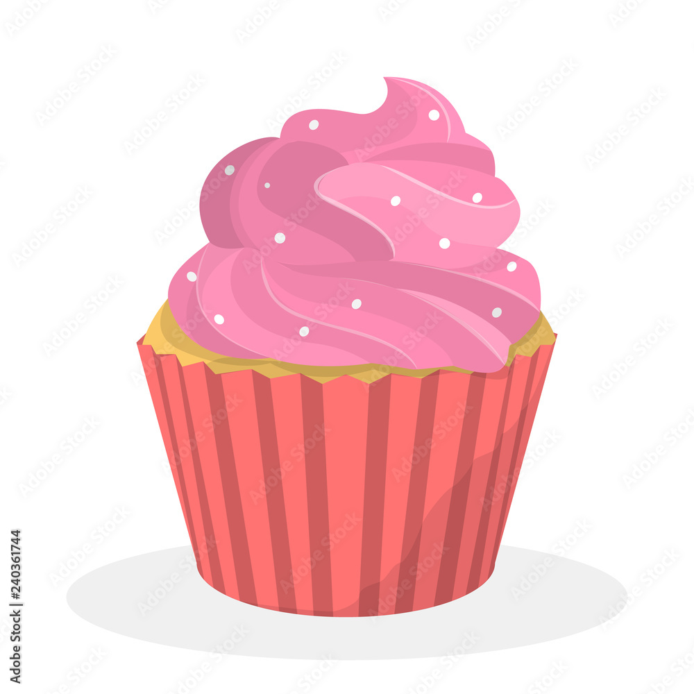 Sweet tasty cupcake for birthday party celebration Sweet tasty cupcake for birthday party celebration