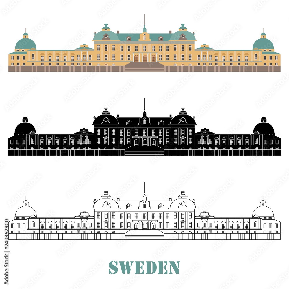 Drottningholm Palace. Stockholm, Sweden