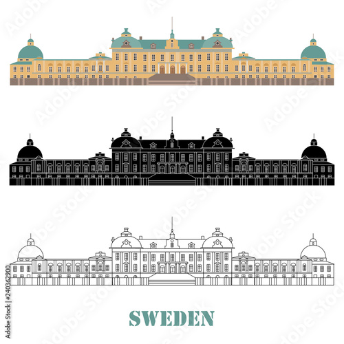 Drottningholm Palace. Stockholm, Sweden