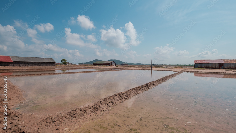 Salt Fields in Kep - Cambodia Salt Fields in Kep - Cambodia