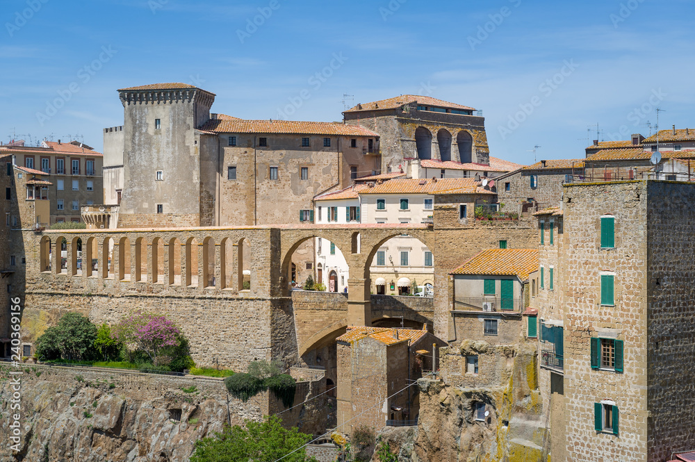 Pitigliano old town - Tuscany historic landmark