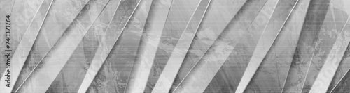 Grey abstract corporate grunge banner