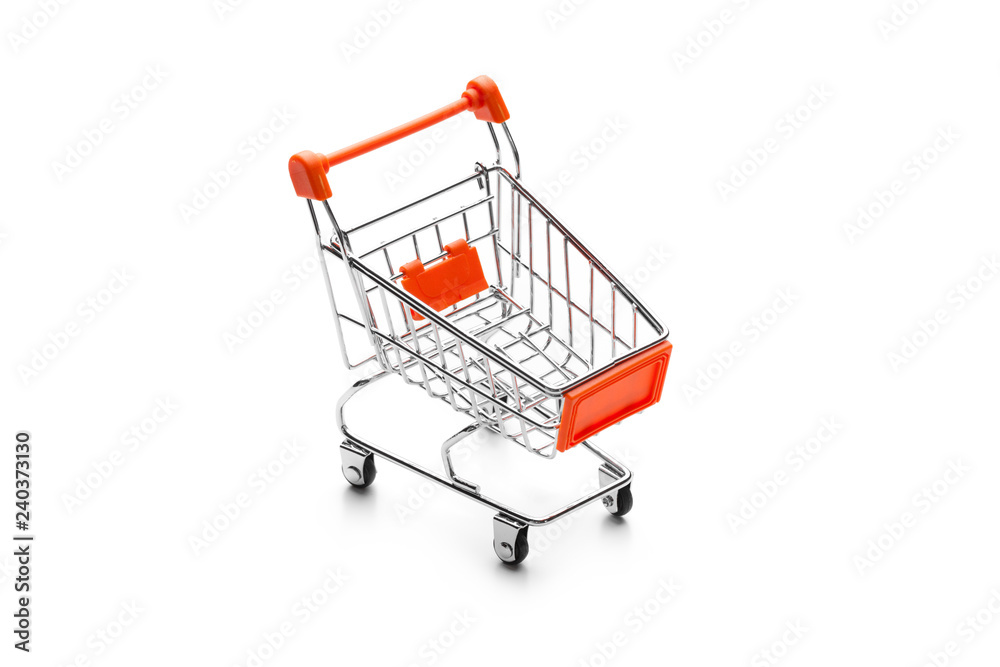 Small empty shopping cart Small empty shopping cart