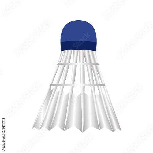 Badminton shuttlecock. Vector illustration. EPS 10.