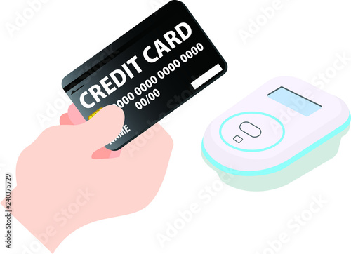 Payment of electronic money by Gradation Credit card 