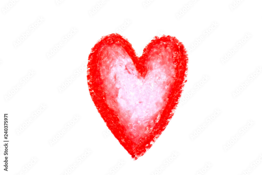 Hand drawn heart . Design elements for Valentine's day concept . Hand drawn heart . Design elements for Valentine's day concept .