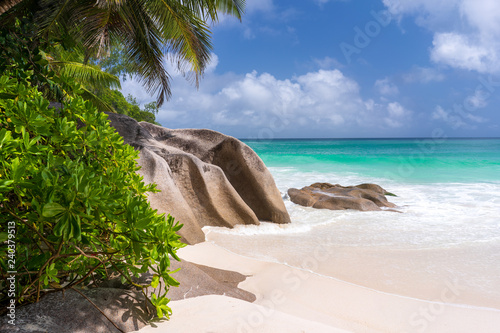 Anse Georgette, Praslin, Seychelles photo