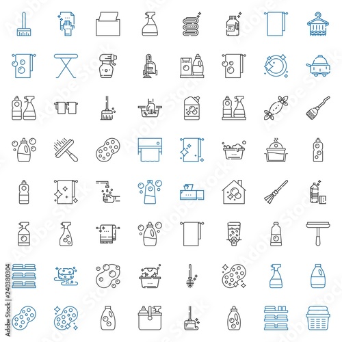cleaner icons set