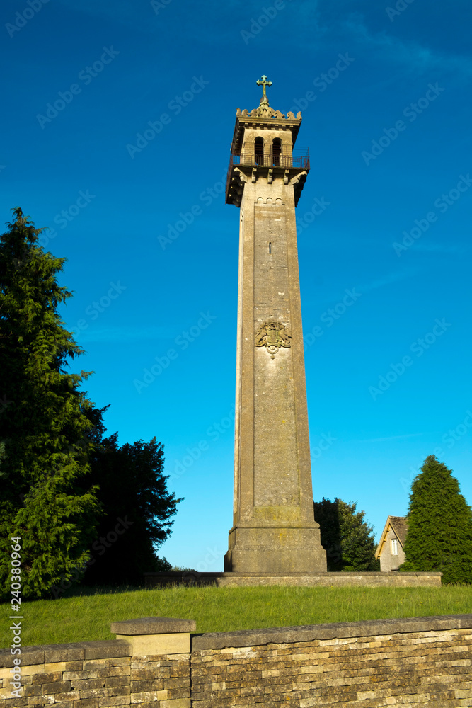 The Somerset Monument, Hawkesbury Upton, Gloucesteshire, UK
