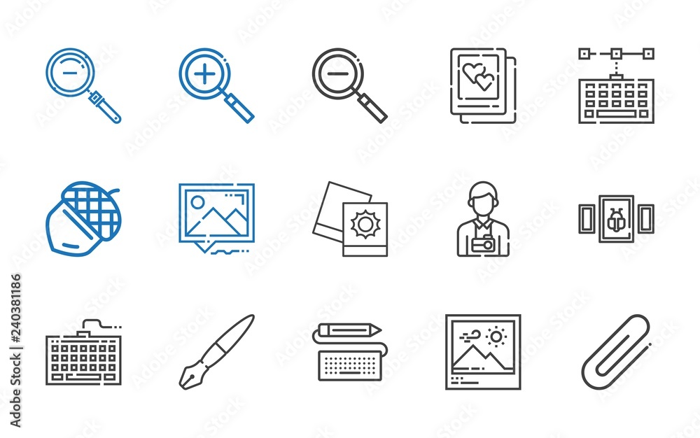 macro icons set macro icons set