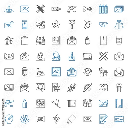 contour icons set