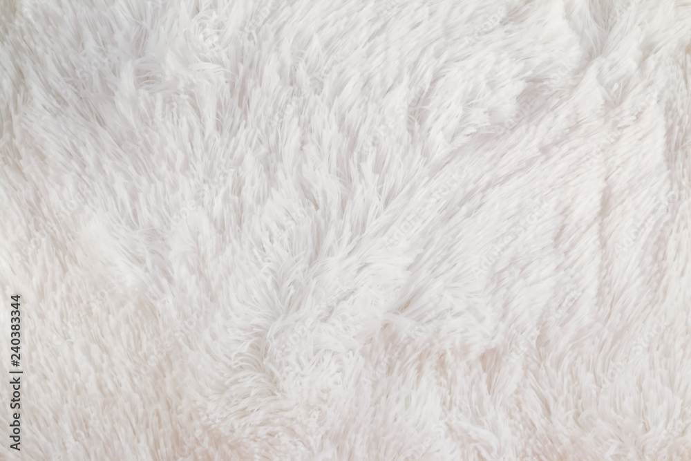White flufy textile close-up. White flufy textile close-up.