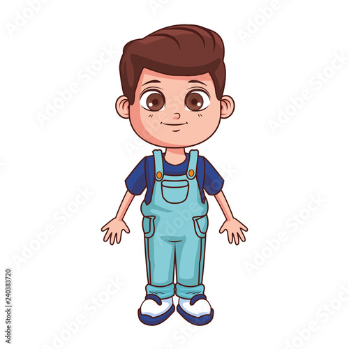 Cute boy cartoon