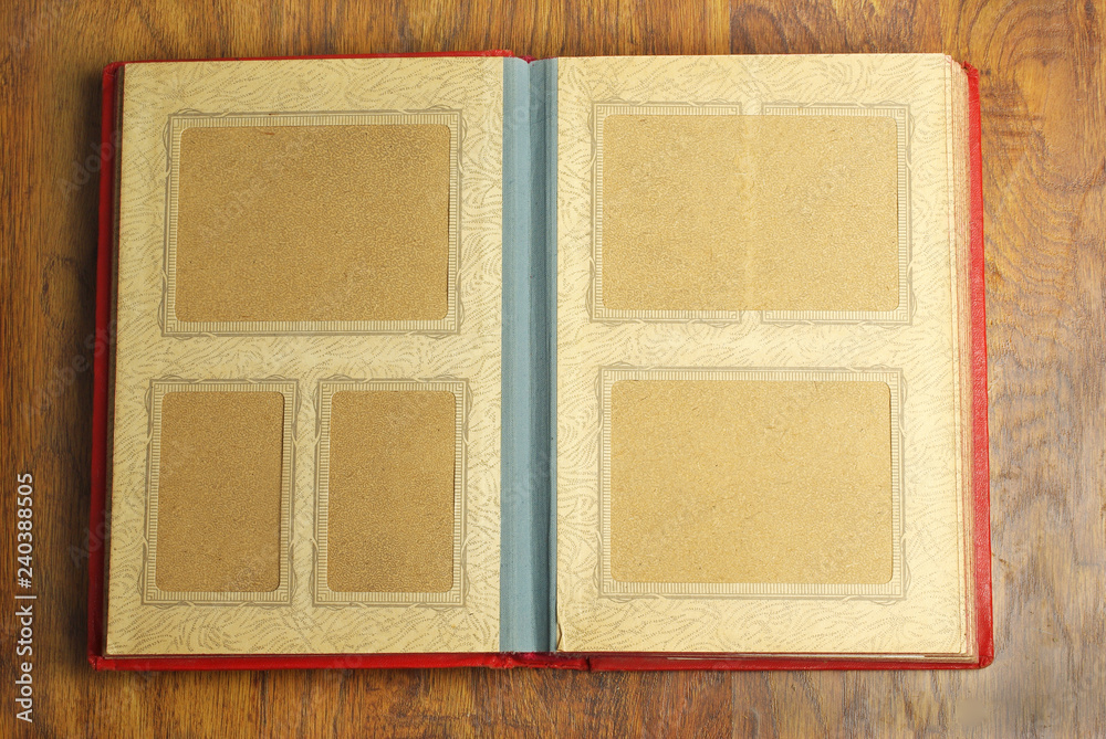 Fototapeta premium Old photo album