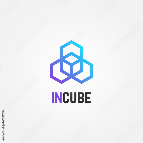 Abstract Creative Cube Box Logo Sign Symbol Icon