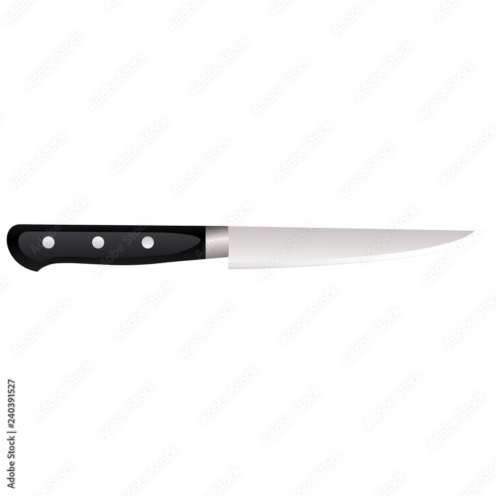Kitchen knife on a white background. Kitchen knife on a white background.