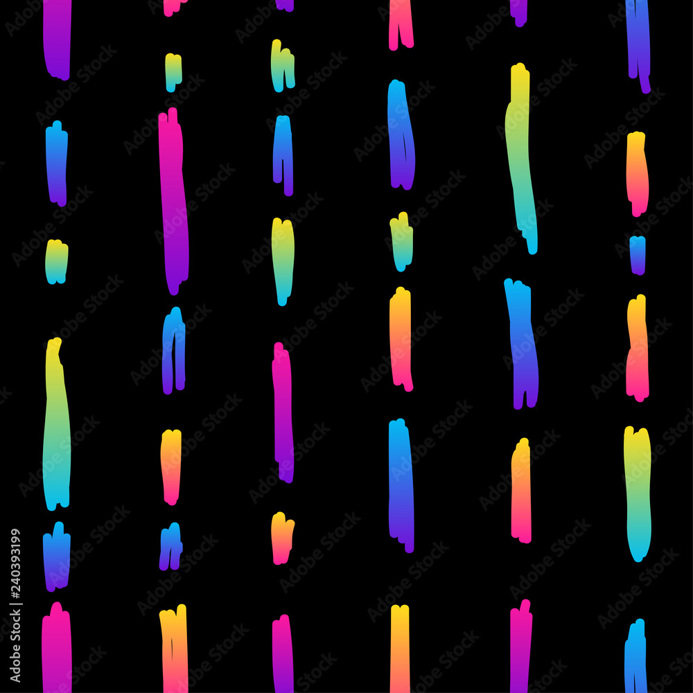 Abstract rainbow seamless pattern background. Modern swatch paint for birthday card, party invitation, sale wallpaper, holiday wrapping paper, fabric, bag print, t shirt, workshop advertising Abstract rainbow seamless pattern background. Modern swatch paint for birthday card, party invitation, sale wallpaper, holiday wrapping paper, fabric, bag print, t shirt, workshop advertising