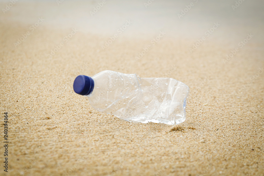 Plastic trash at the sandy beach. Plastic pollution concept. Single-use plastic is a human addiction that is destroying our planet and impacts our waters, sea life and humans.
Plastic trash at the sandy beach. Plastic pollution concept. Single-use plastic is a human addiction that is destroying our planet and impacts our waters, sea life and humans.
