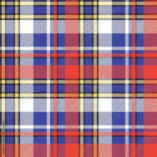 Color plaid seamless pattern