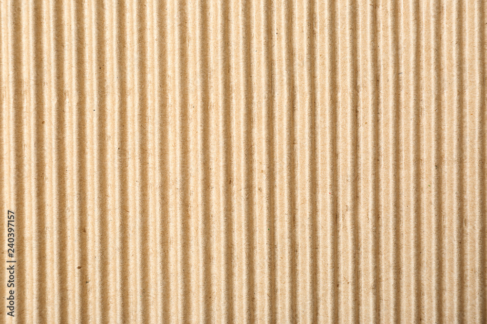 Corrugated cardboard surface as background, top view. Recyclable material Corrugated cardboard surface as background, top view. Recyclable material