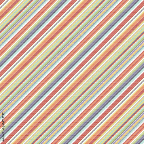 Multicolor abstract striped seamless pattern
