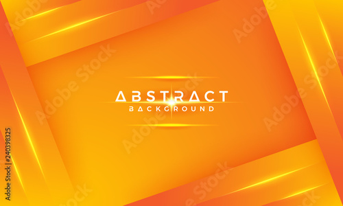 Modern geometric backgrounds with a mixture of yellow and orange, can be used to put your text. 3D orange background with 3D style.